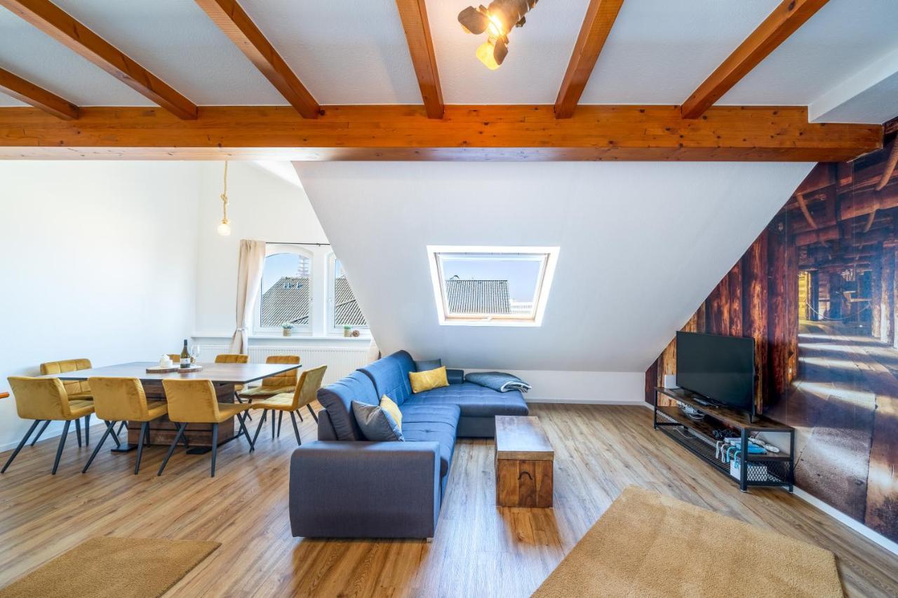 Stylisches Penthouse Zentral Tischfussball 100M2 Wii Hannover Exteriör bild