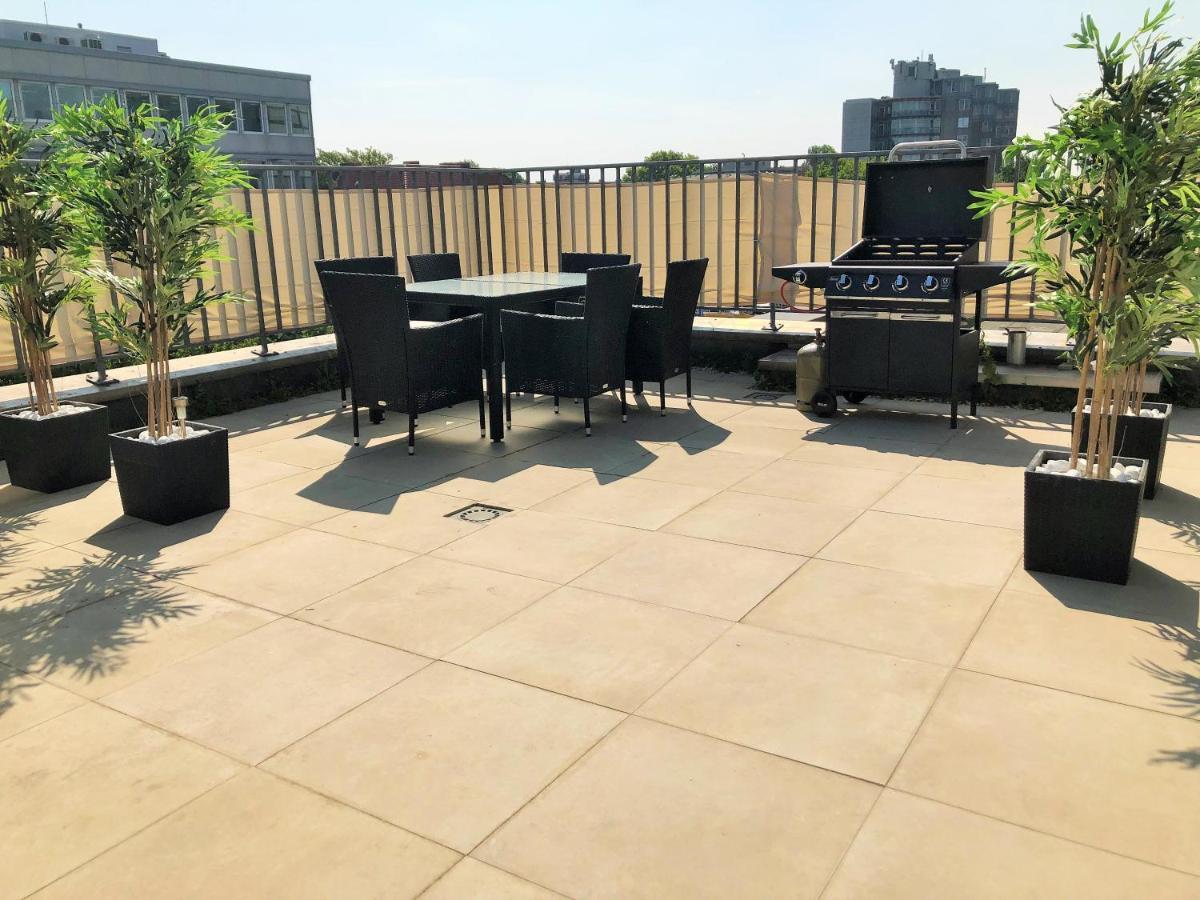Stylisches Penthouse Zentral Tischfussball 100M2 Wii Hannover Exteriör bild